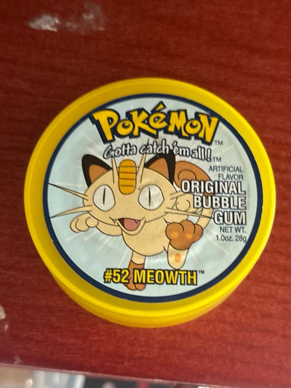 Pokémon Bubble Gum Container